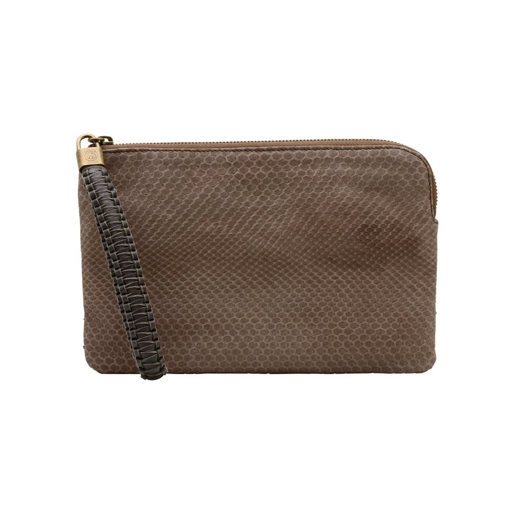 NWT - NADA SAWAYA - OLIVIA python Wristlet bag